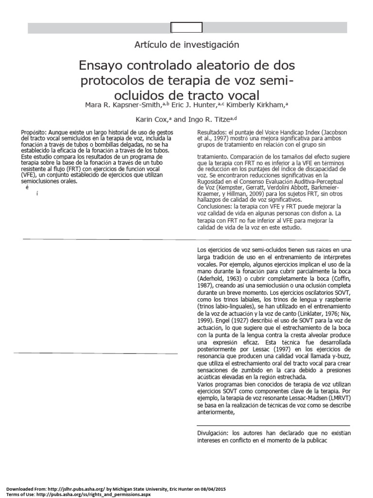 A Randomized Controlled Trial of Two Semi-Occluded Vocal Tract Voice ...