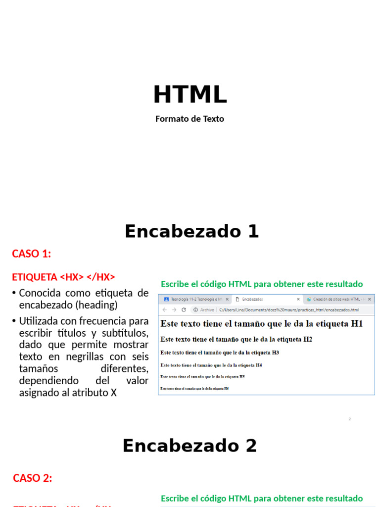 HTML-Formato de Texto | PDF | HTML | Informática