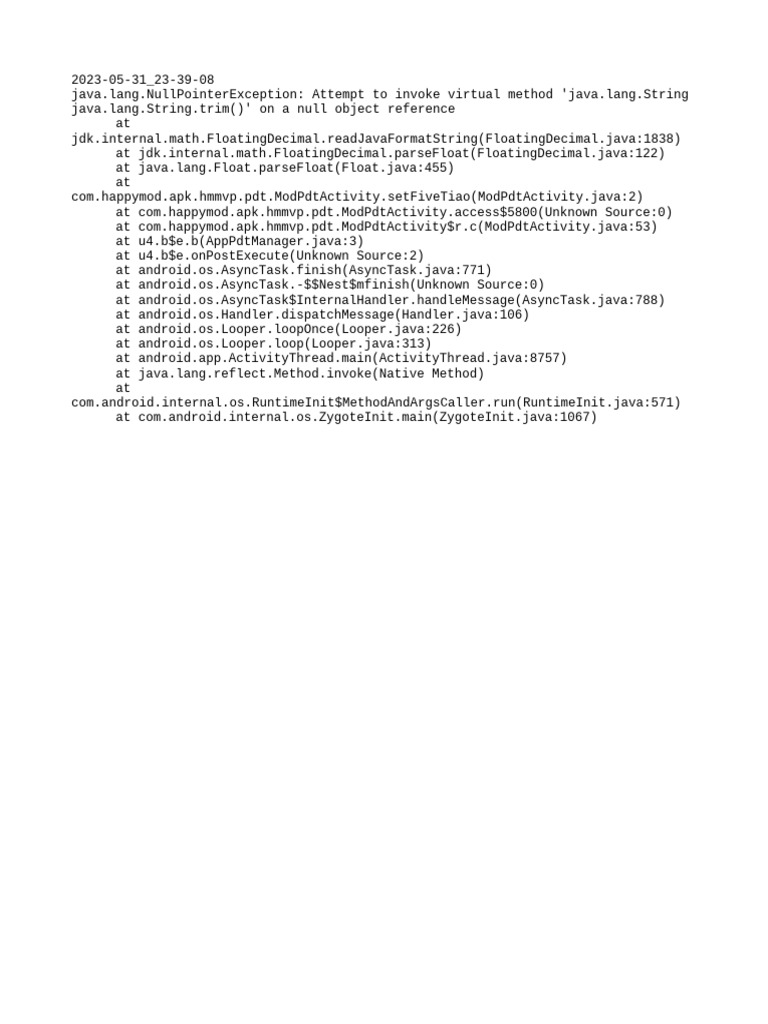 Java NullPointerException Debugging Guide | PDF