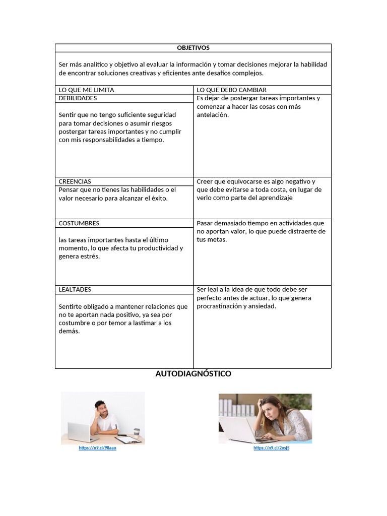 Supera la Procrastinación y Toma Decisiones | PDF