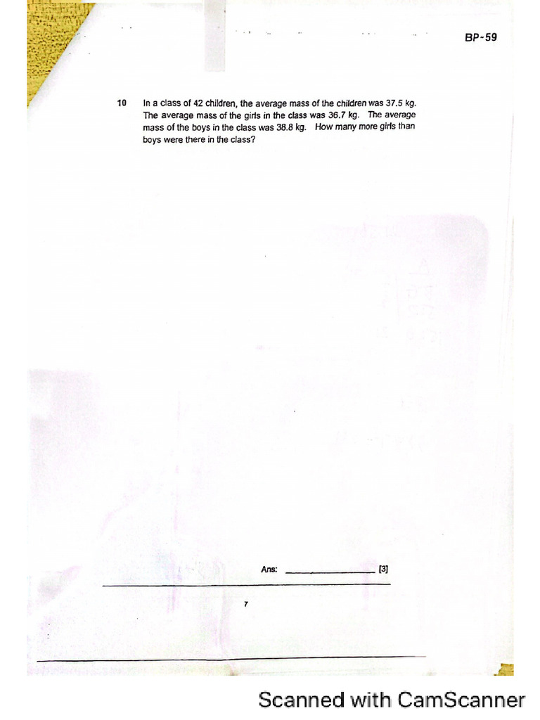 Nanyang WA1 2023 Math | PDF