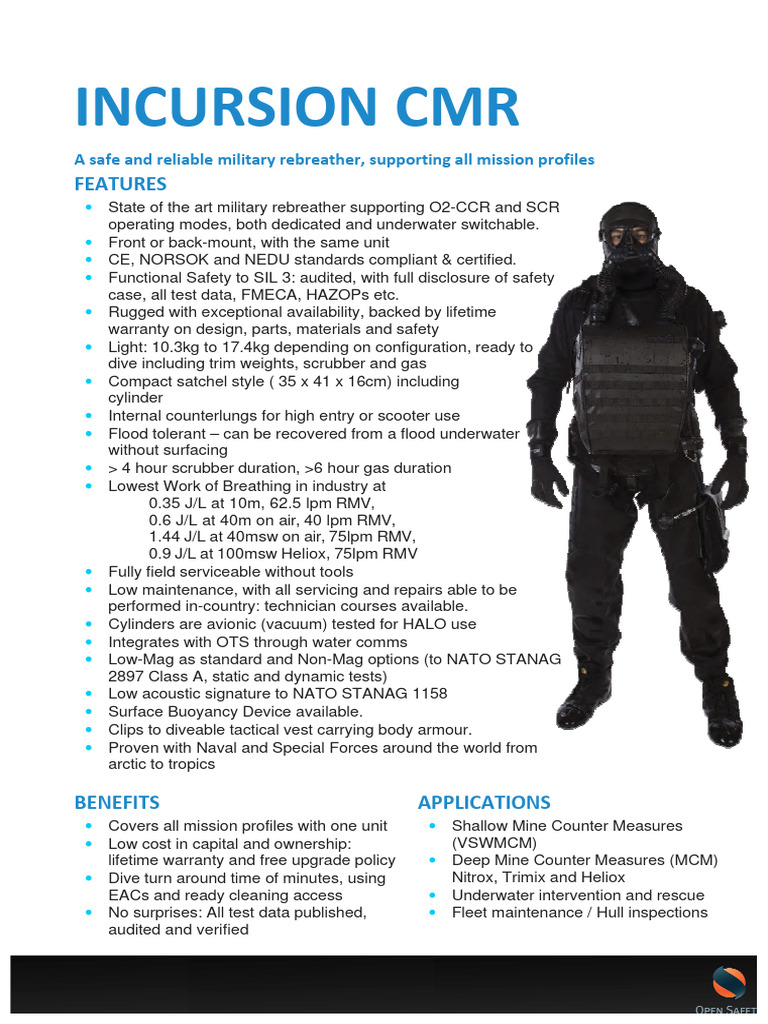 Military Rebreather for Diverse Missions | PDF
