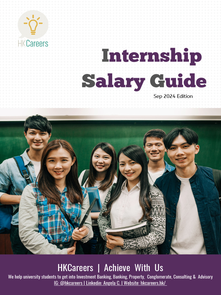 HKCareers - Internship Salary Guide (2024 Edition) | PDF | Investment  Banking | Black Rock