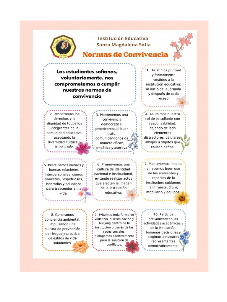 Normas de Convivencia 2025 | PDF