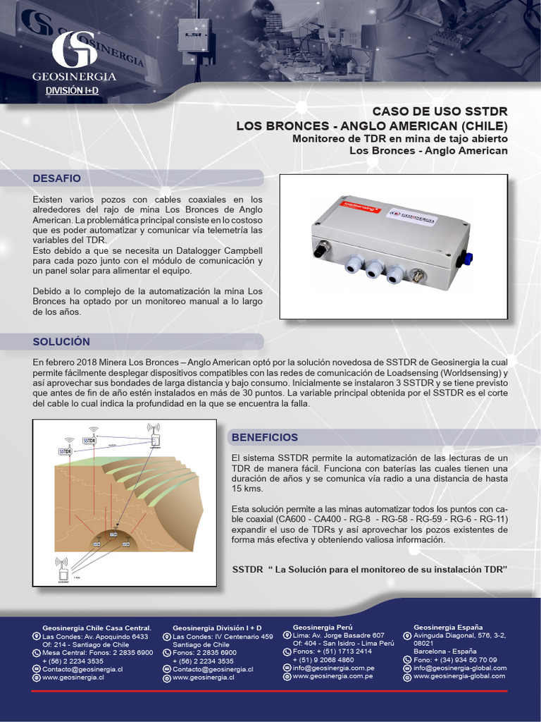 ID SSTDR Especificaciones Lastduo 4 | PDF | Electrónica ...