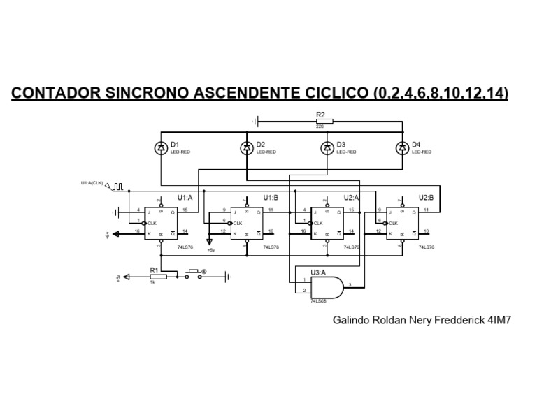 Synchronous Up Counter Circuit Design | PDF