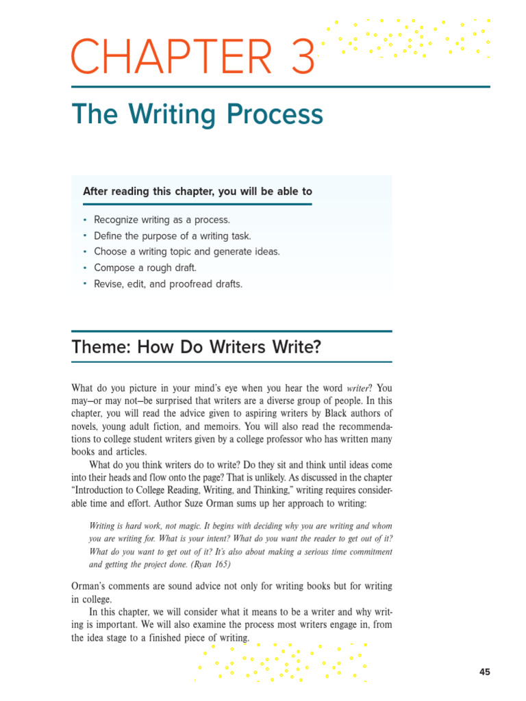 Writing to Read Chapter 3-4 | PDF | Proofreading | Sleep
