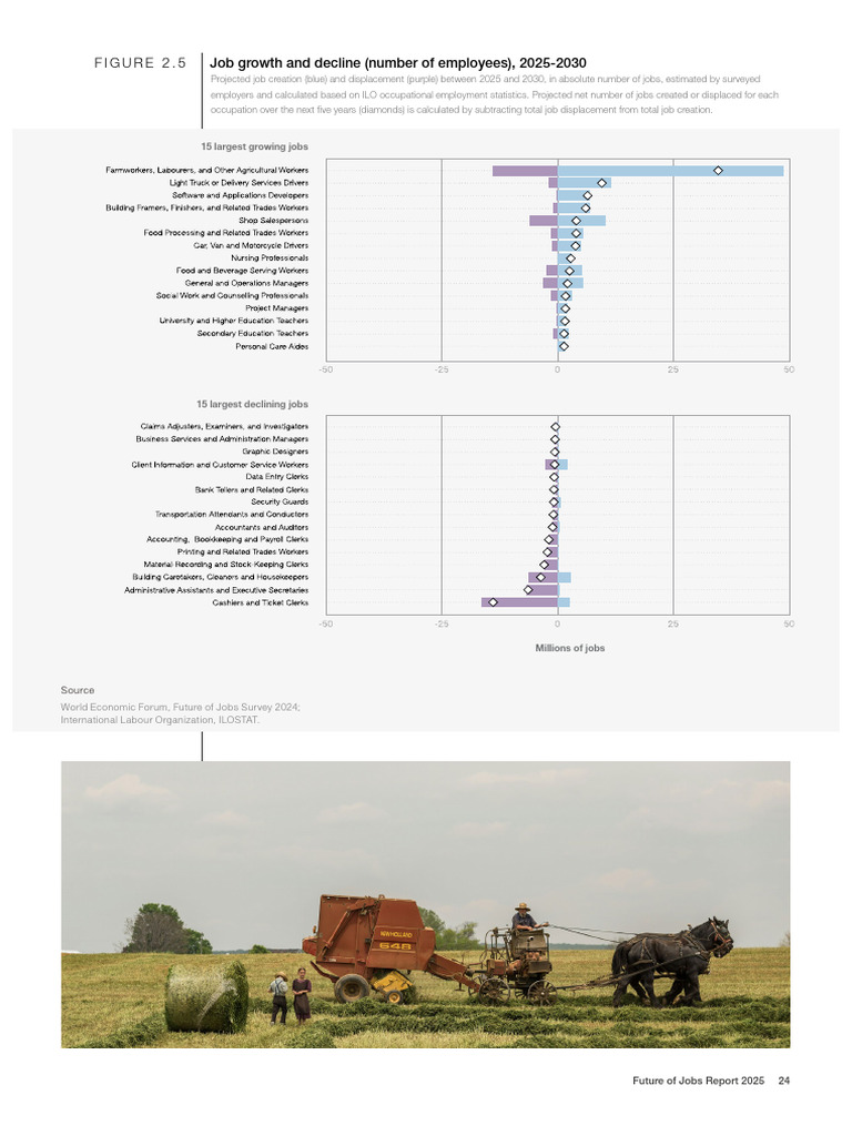 Job Trends 2025: Growth and Decline | PDF