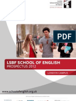 LSBF School of English: Prospectus 2012