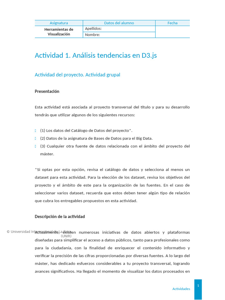 Análisis de Tendencias con D3.js | PDF | Informática