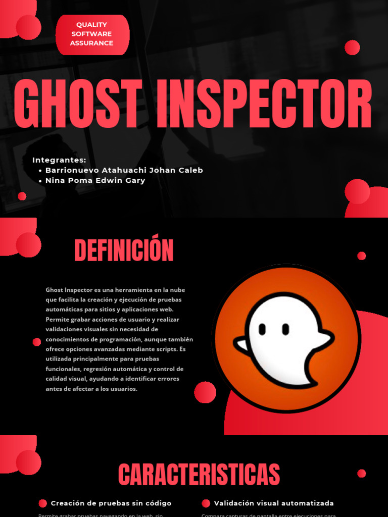 Ghost Inspector | PDF | Lenguaje de escritura | Computación en la nube