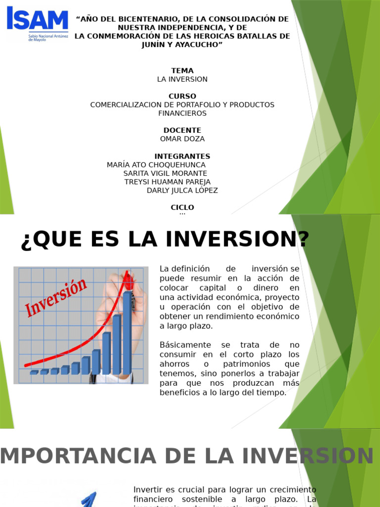 Importancia y Tipos de Inversión | PDF | Inversiones | Fondo de inversión