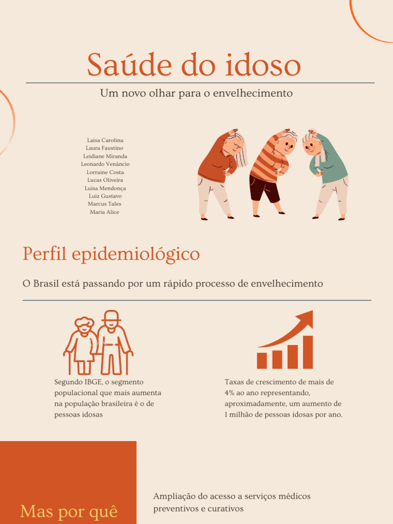 Saúde do Idoso: Desafios e Políticas | PDF | Envelhecimento | Terceira ...