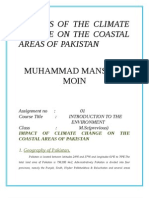 Impact of The Climate Change On The Coastal Areas of Pakistan Mansoor Moin Real