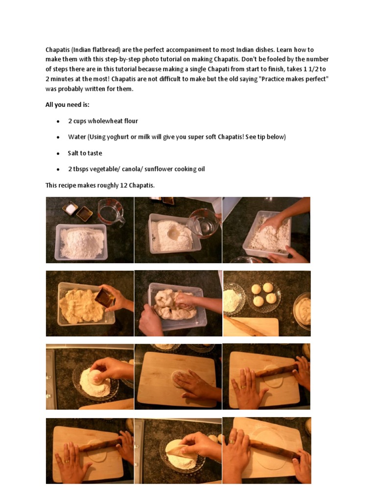 How to Make Perfect Chapatis | PDF