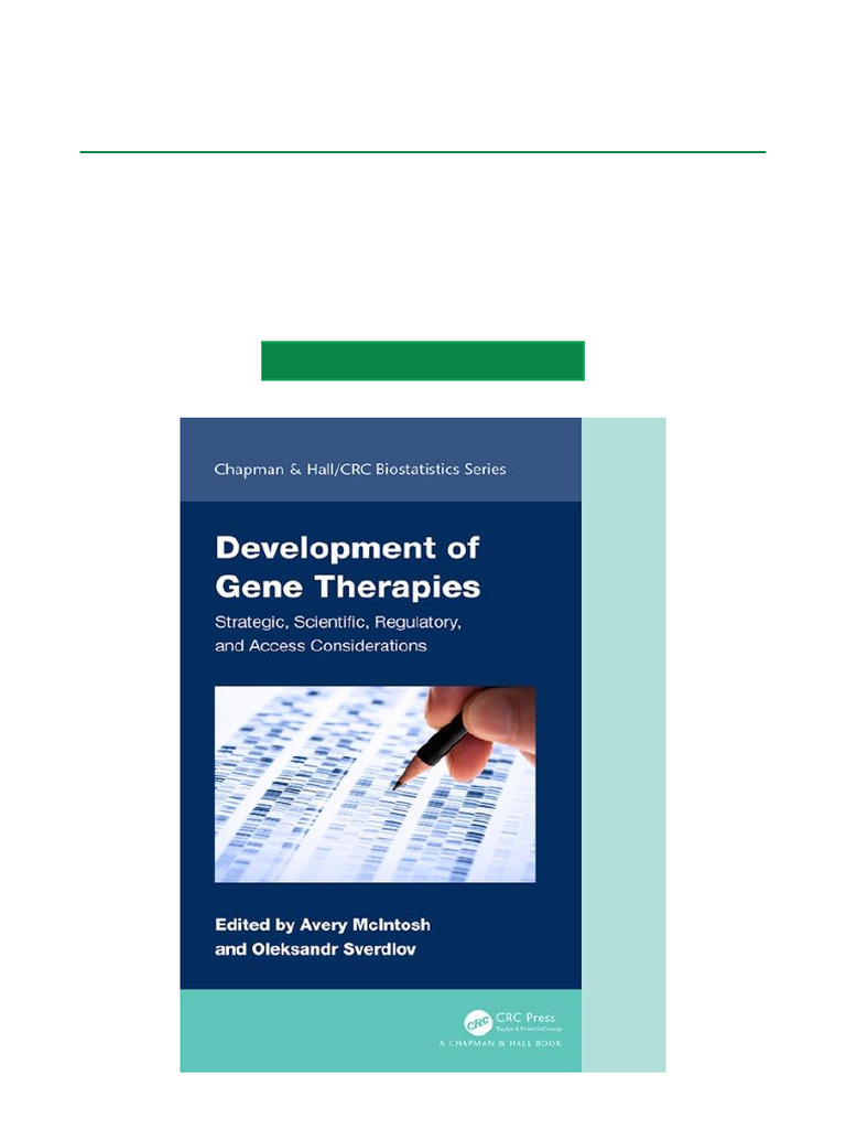 Gene Therapy Development Insights | PDF | Gene Therapy | Biopharmaceutical