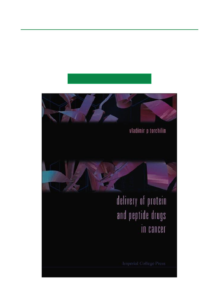 Protein and Peptide Drug Delivery in Cancer | PDF | Small Interfering ...