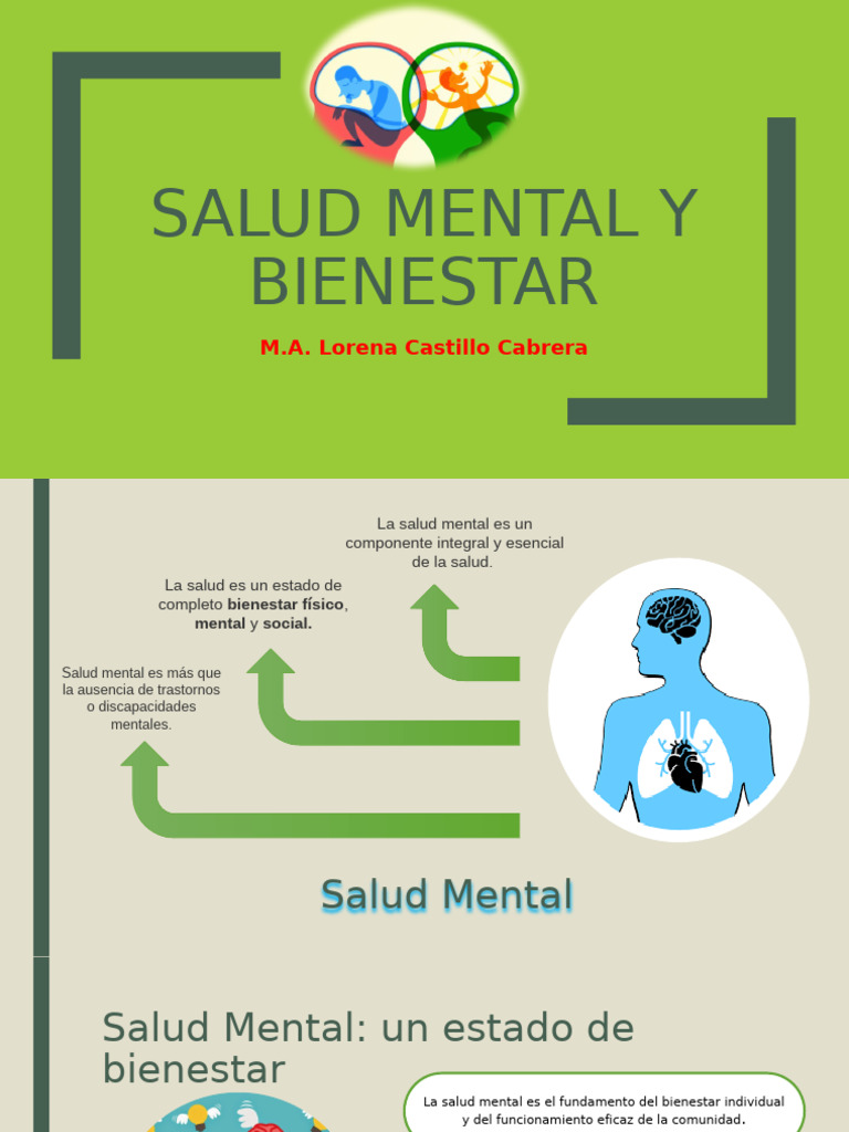 Salud Mental y Bienestar Integral | PDF | Mente | Salud mental