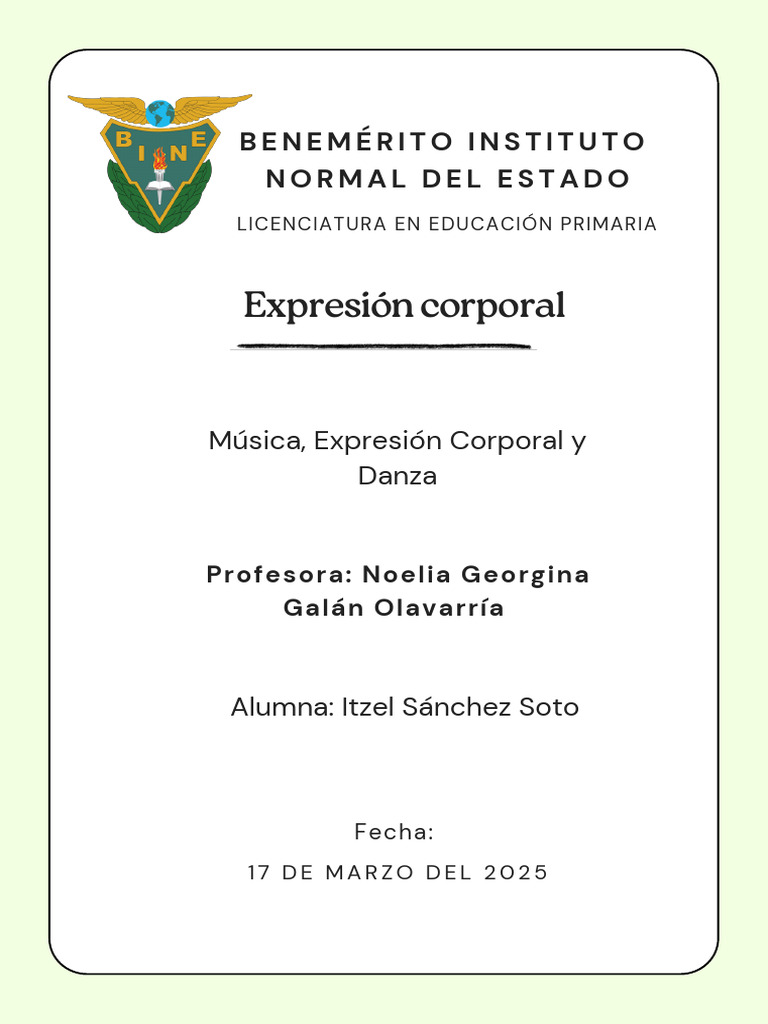 Expresión Corporal en Educación Infantil | PDF | Bailes | Las emociones