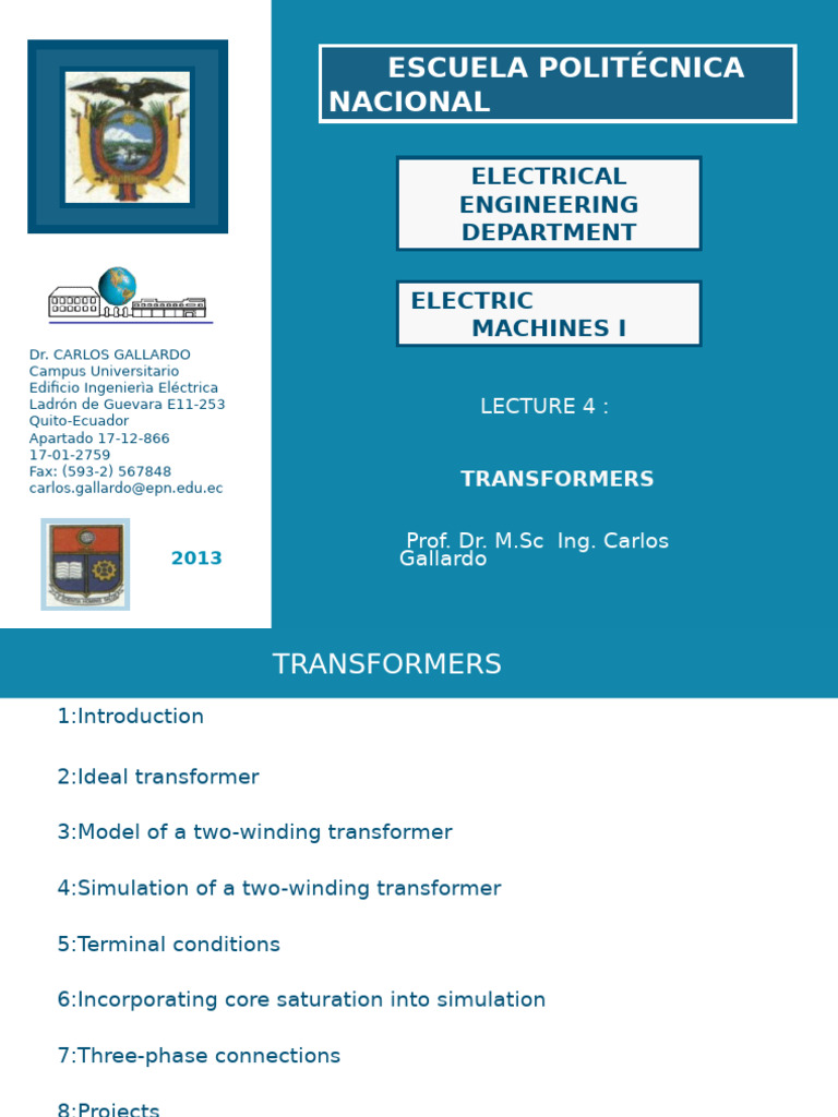 Transformer Theory and Simulation Guide | PDF | Transformer ...