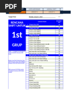 Weekly Shift Schedule Template 2025 | PDF