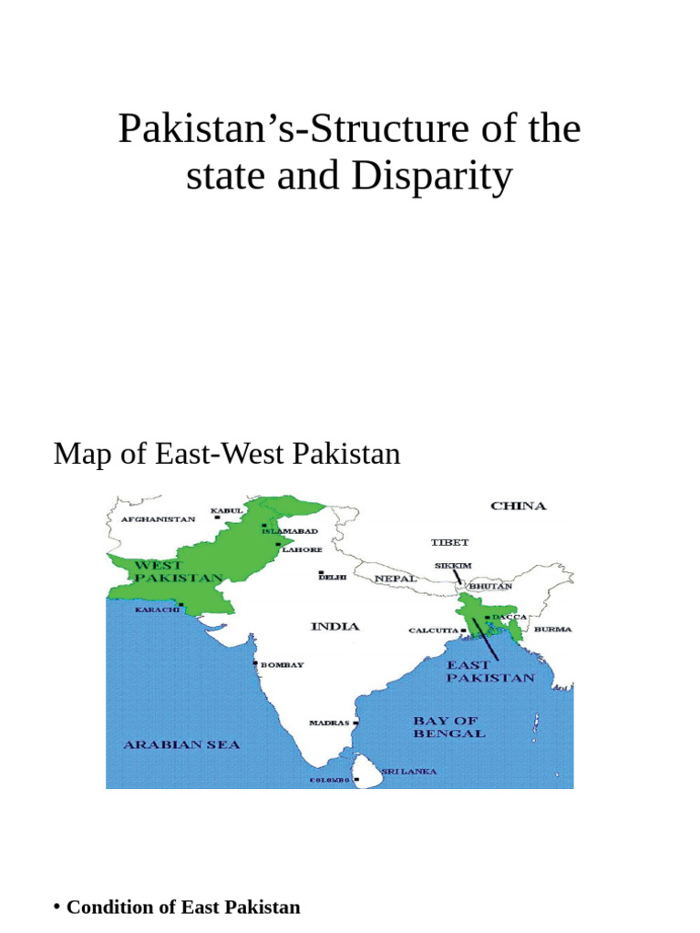 Pakistan's Political and Economic Disparities | PDF | Legislature ...