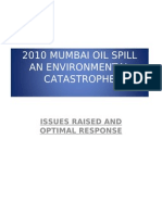 2010 Mumbai Oil Spill Environmental Impact