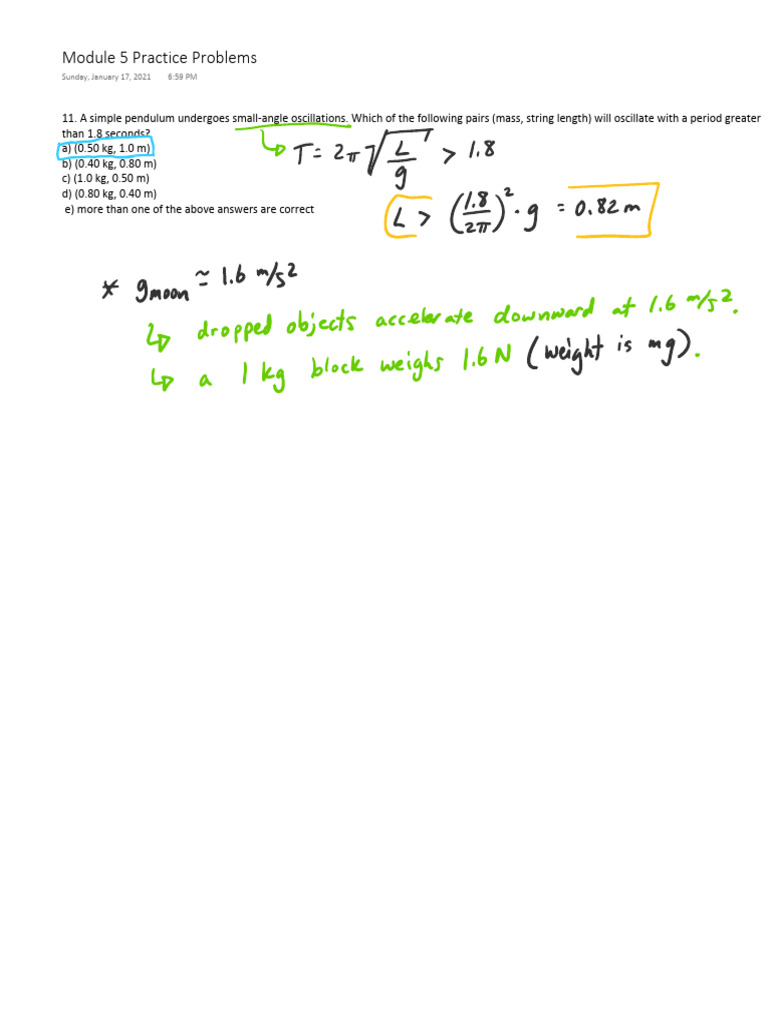 Module 5 Practice Problems | PDF