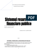Sistemul Financiar Al Resurselor Publice