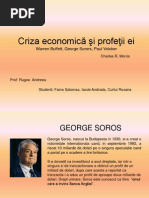 Criza Economică Şi Profeţii Ei