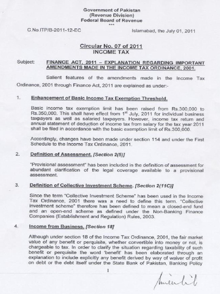 Circular 07 | PDF