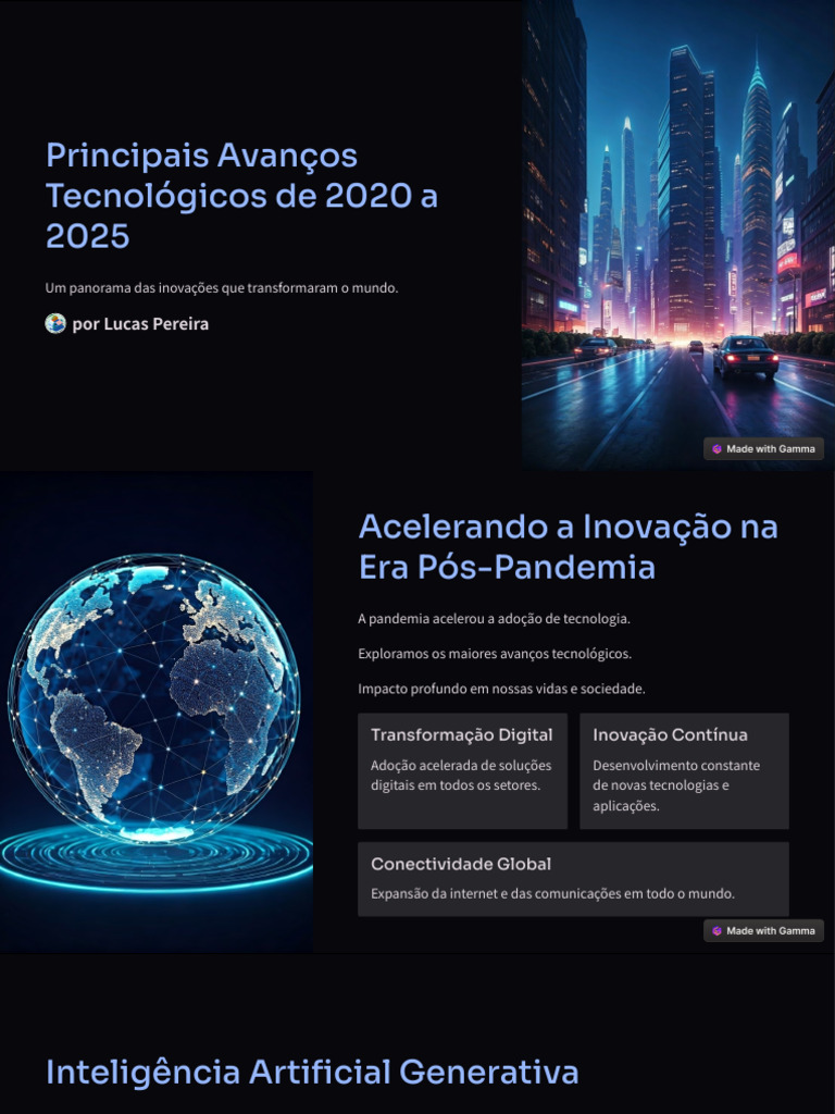 Avanços Tecnológicos de 2020 a 2025 | PDF | Internet das Coisas