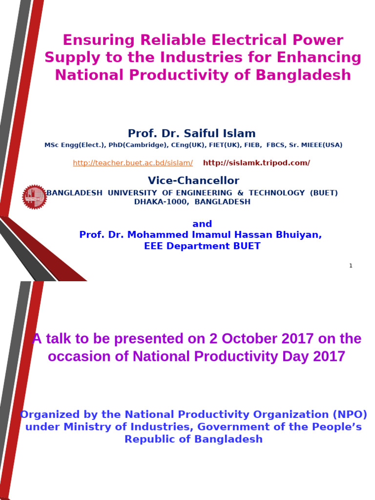 NPO Seminar Productivity Day 2017 | PDF | Electric Power Distribution ...