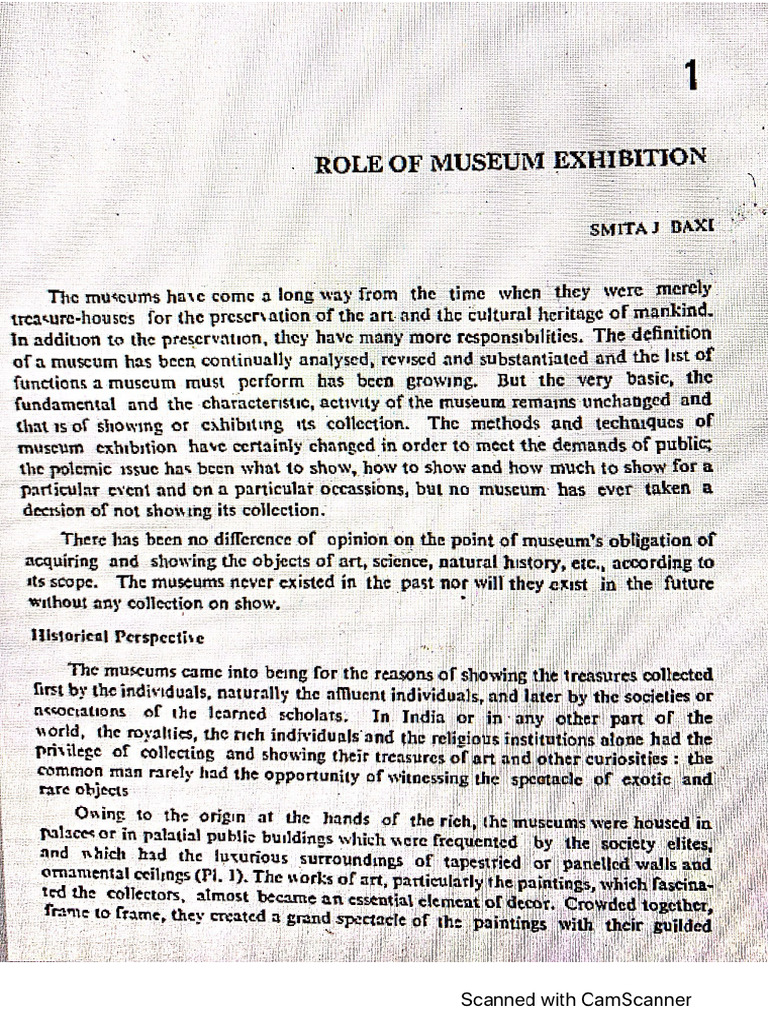 Museum Exhibition | PDF