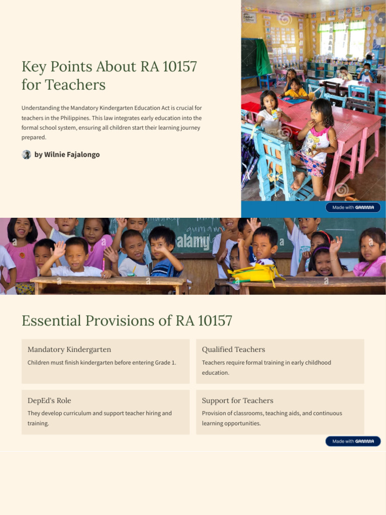 Key Insights on RA 10157 for Teachers | PDF