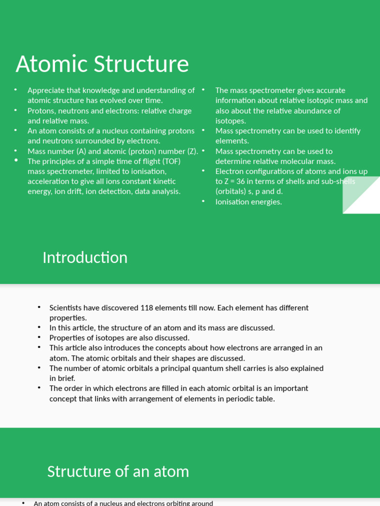 Understanding Atomic Structure and Isotopes | PDF | Atomic Orbital ...