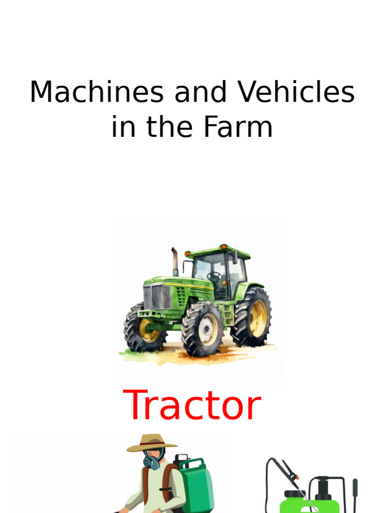Machines and Vehicles | PDF
