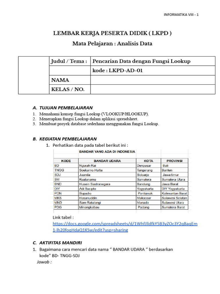 LKPD-1- ANALISA DATA | PDF