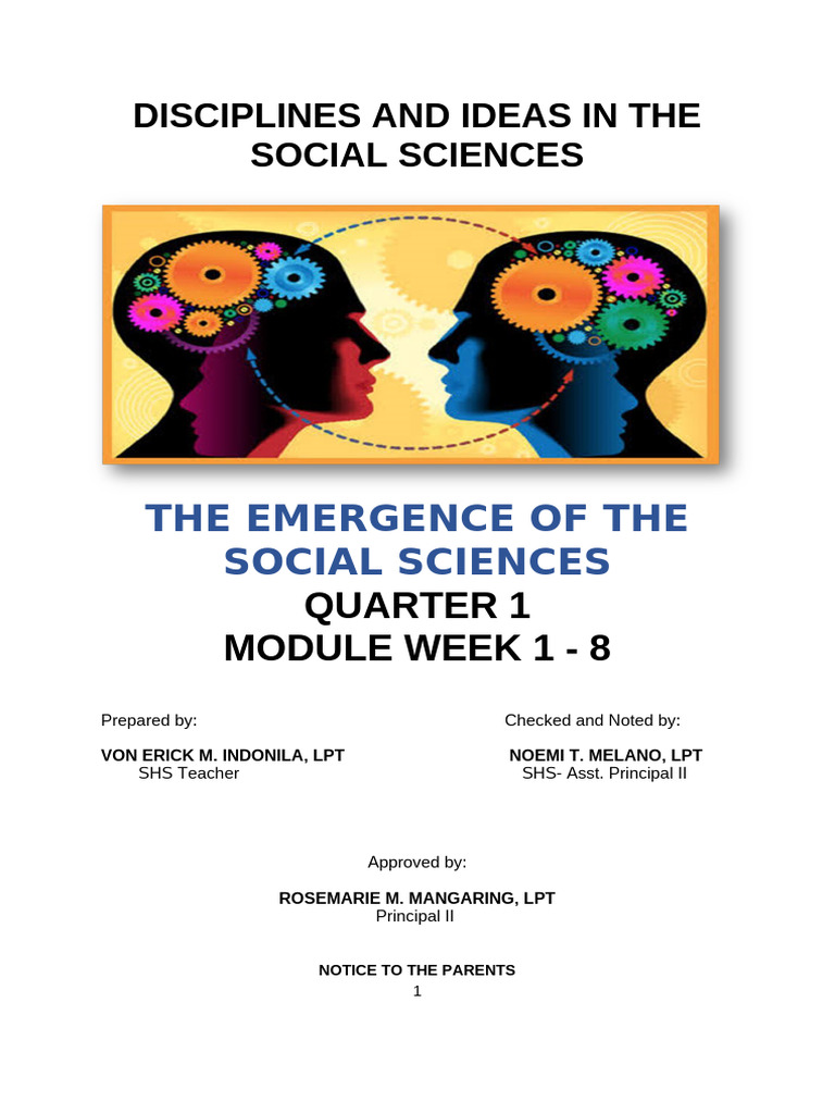 Social Sciences Overview and Guidance | PDF | Social Sciences | Humanities