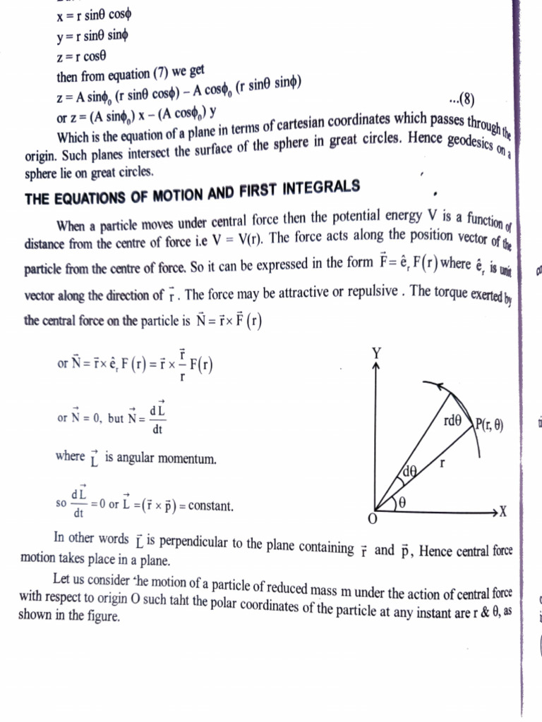 Equation of Motion | PDF