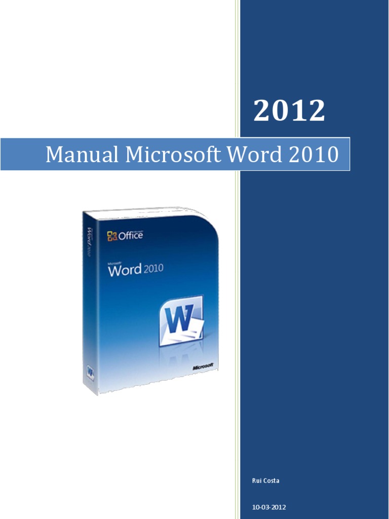 Manual Word 2010 PDF Janela (informática) Microsoft