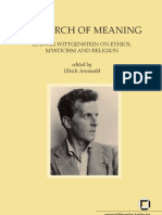 In Search of Meaning Ludwig Witt Gen Stein on Ethics Mysticism and Religion