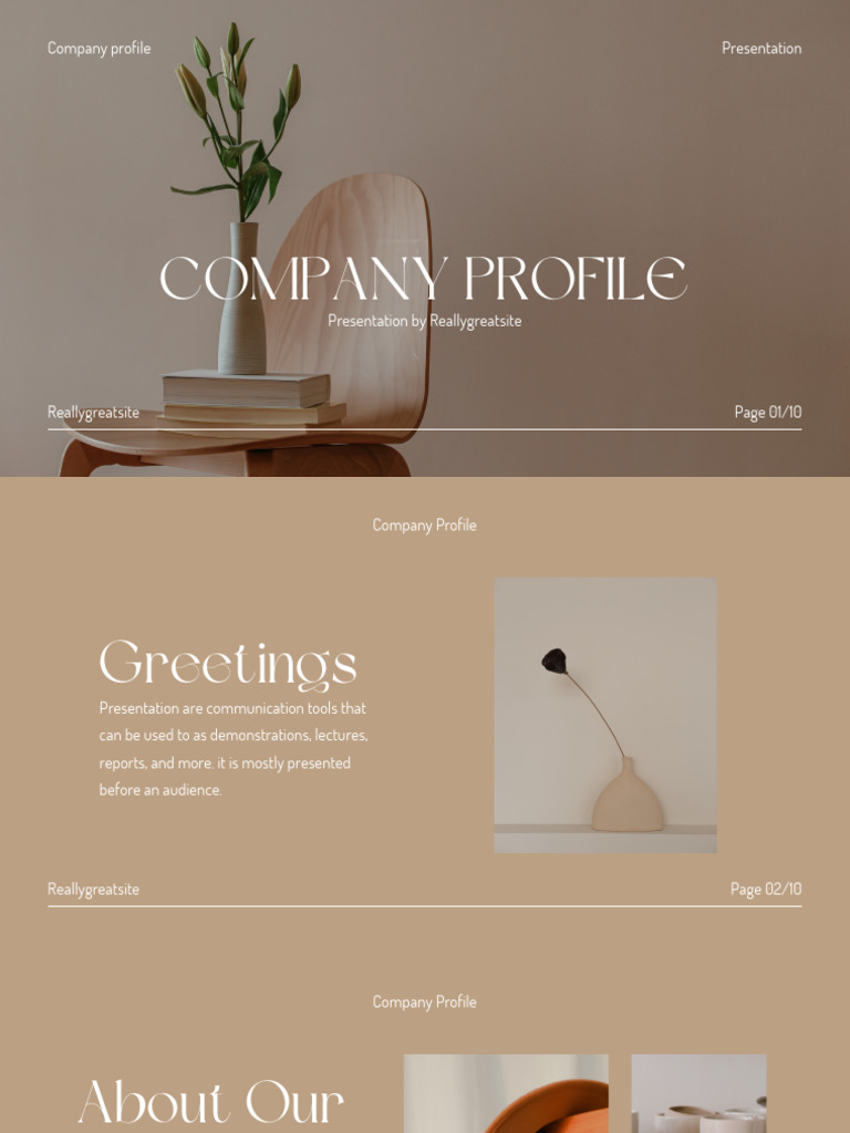 Reallygreatsite Company Profile Overview | PDF | Promotion And ...