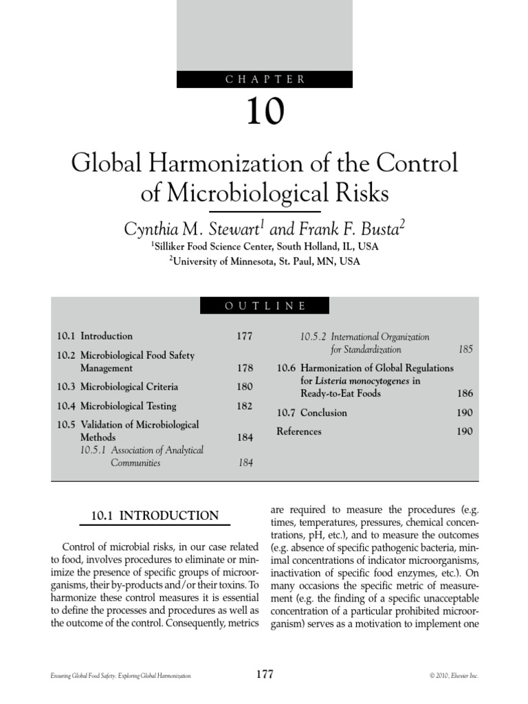 Global Food Safety Harmonization Guide | PDF | Hazard Analysis And ...