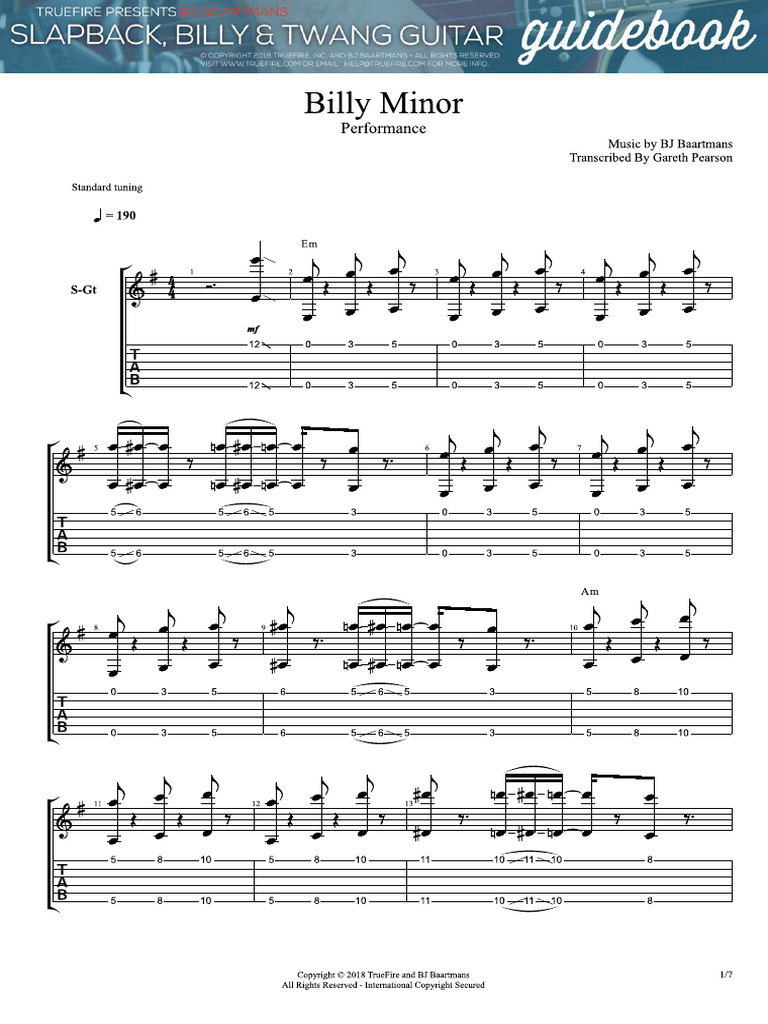 Billy Minor - Performance | PDF