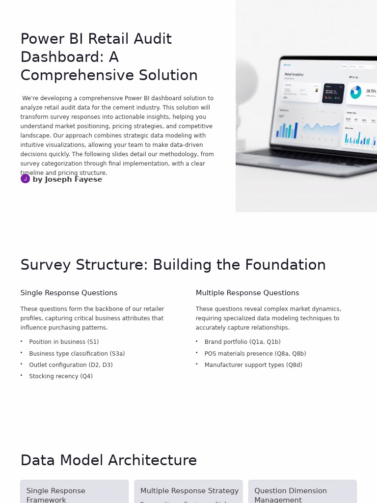 Power BI Retail Audit Dashboard A Comprehensive Solution | PDF | Retail ...