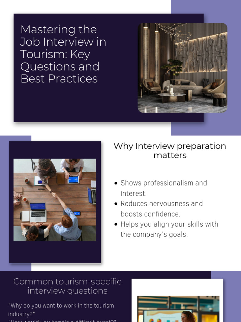 Tourism Interview Preparation Guide | PDF