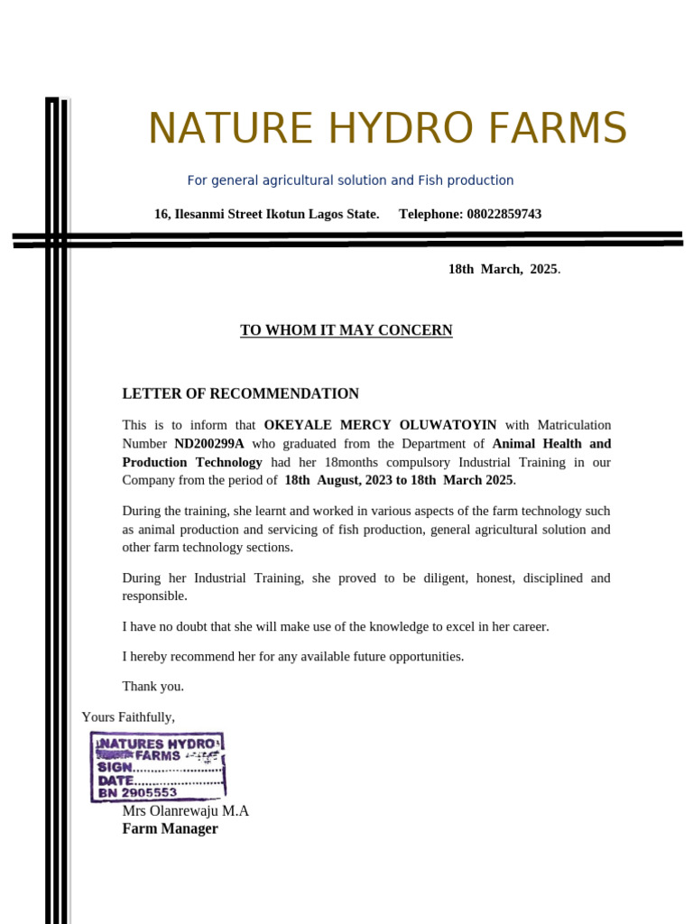 All Agric It Letter | PDF