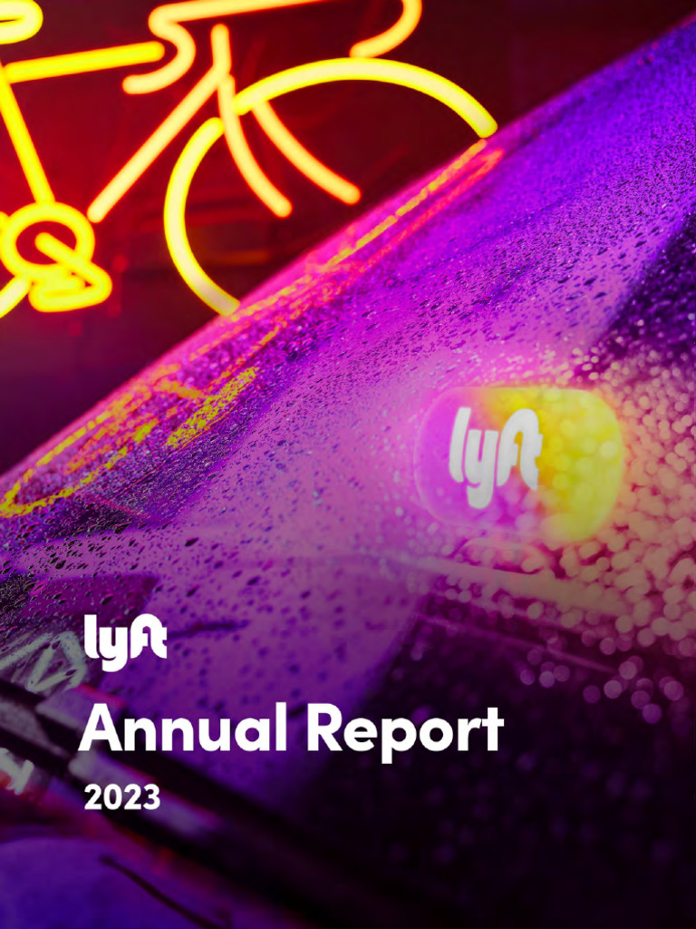 Lyft 2023 Annual Report Overview | PDF | Electric Vehicle | Lyft
