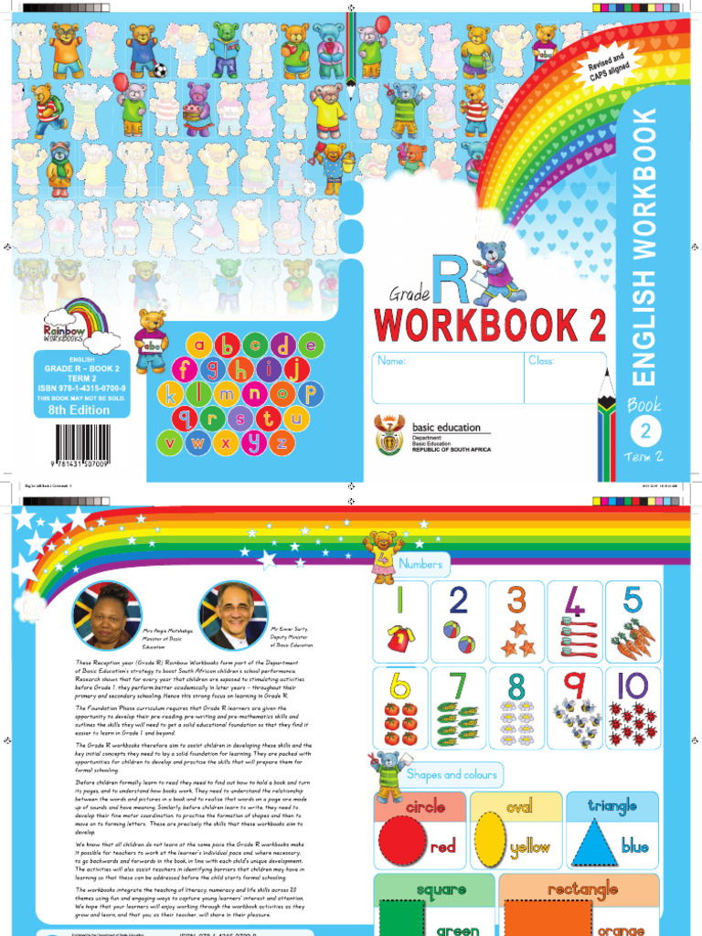 Grade R English Workbook Term 2 | PDF | Cognitive Science | Cognition